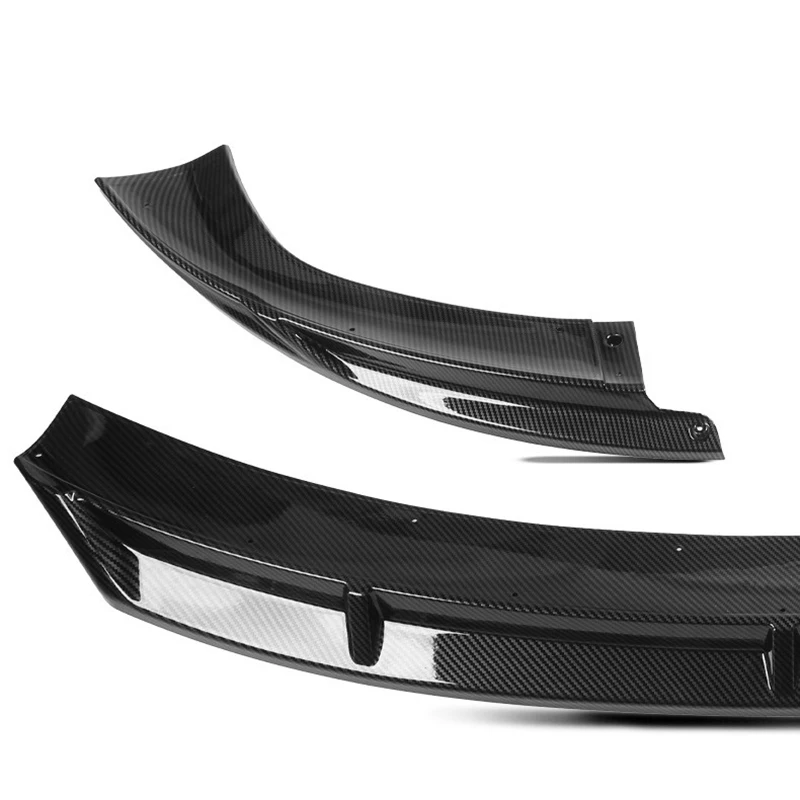 for Tesla Model 3 Highland 2024 Lower Front Bumper Lip Body Kit Spoiler Splitter Bumper Canard Lip Auto Accessories Model3