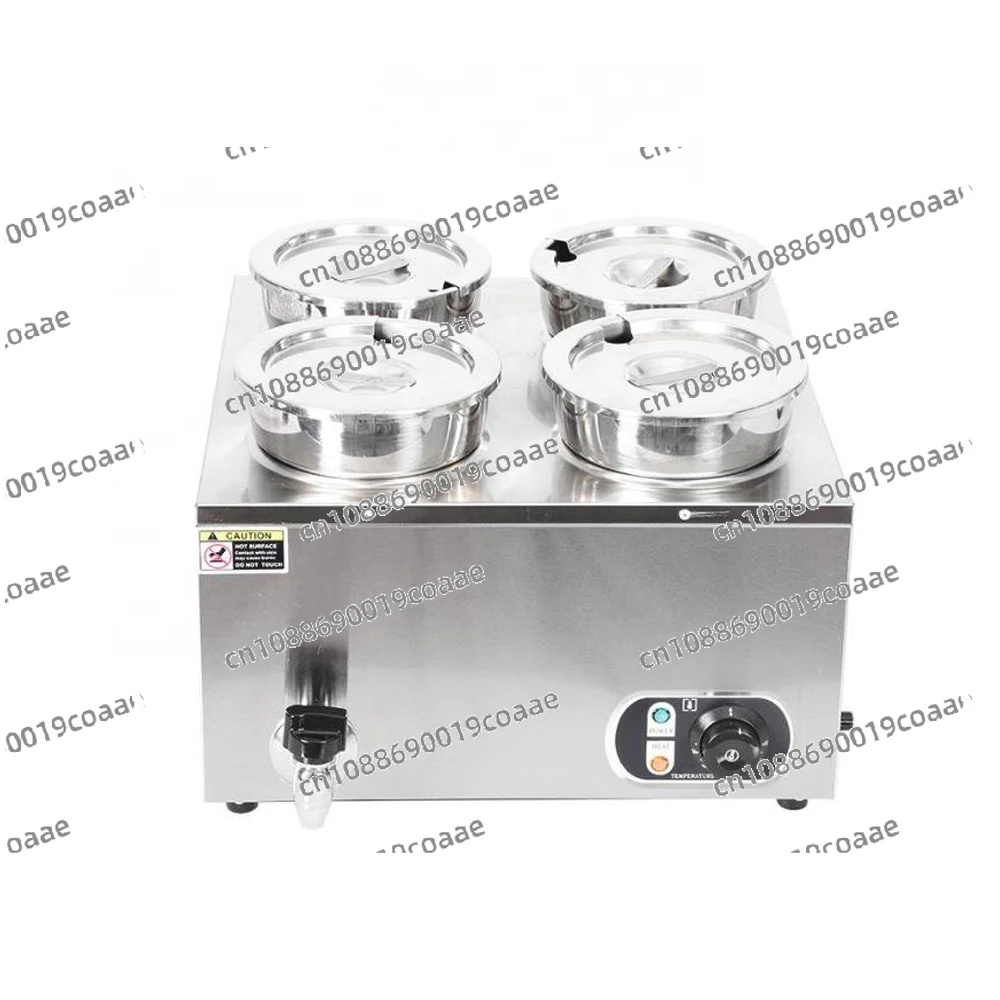 

4 pots 7L * 4 efficient electric commercial electric soup pot desktop electric small catering shell