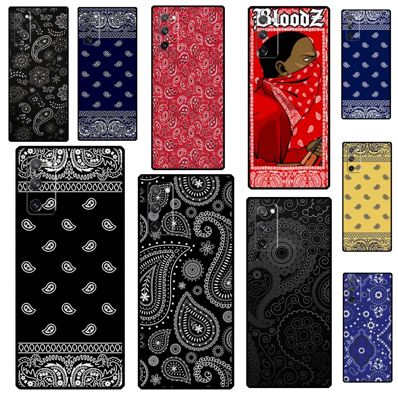 Bloodz&Cripz Gang Bandana Case For Samsung Galaxy S26 Ultra S25 S24 S23 S21 S22 Ultra Plus S10 S20 FE S25 FE Back Cover