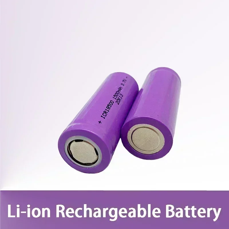 Akumulator litowo-jonowy, akumulator, akumulator 18500, 3,7 V 1500 mAh