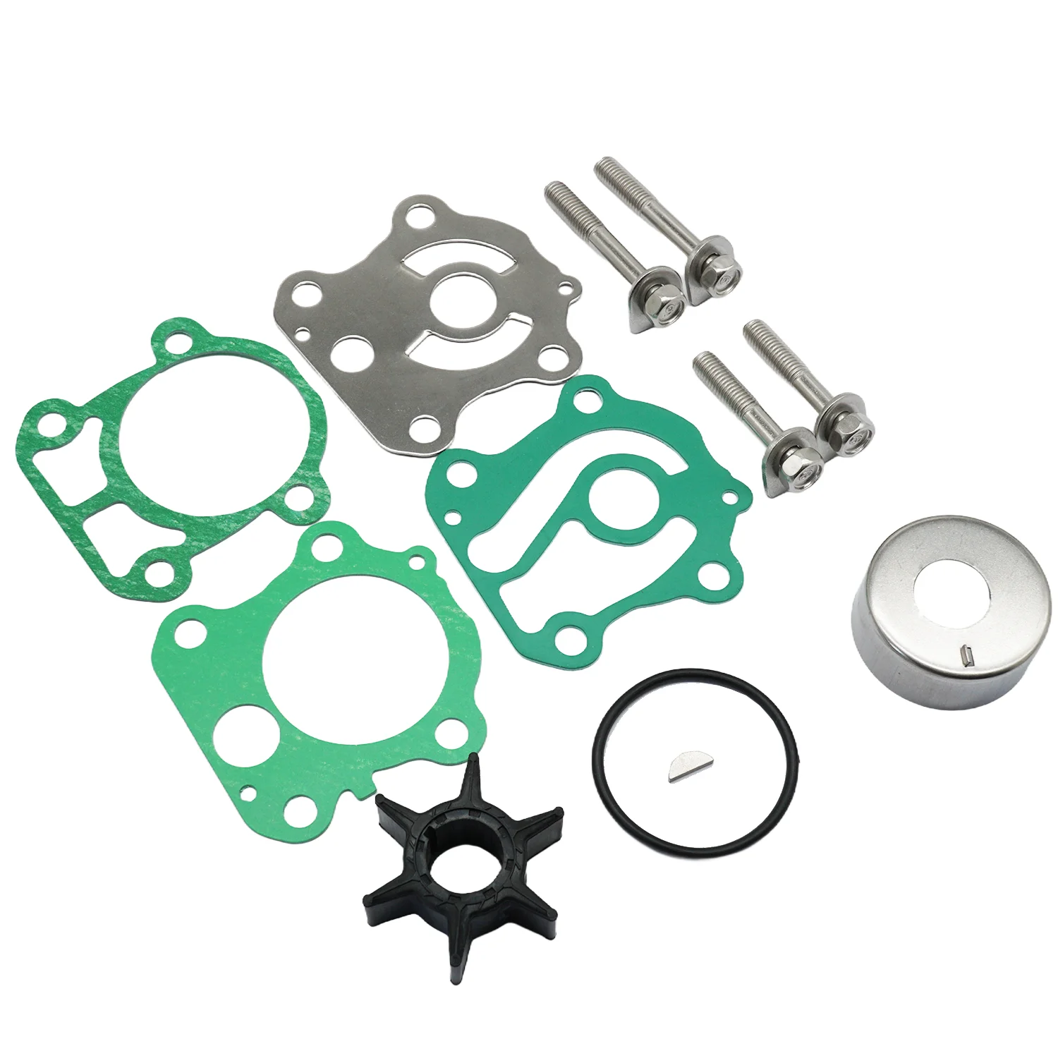 

For Yamaha 40 50 60 70 HP F40 F50 C60 C70 Marine Water Pump Impeller Repair Service Kit Outboard Engines 6H3-W0078-00 18-3466