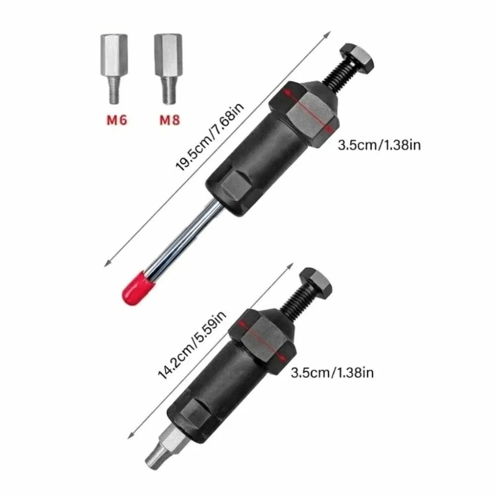 600psi Pressure Grease Fitting Unclogging Tool Carbon Steel Material Durable Construction Lubrication Line Cleaner