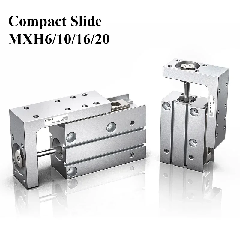 

MXH Rail Cylinder MXH6 MXH10 MXH16 MXH20 SMC Type Precision Pneumatic Air Linear Side Rail Guide Rod Cylinder