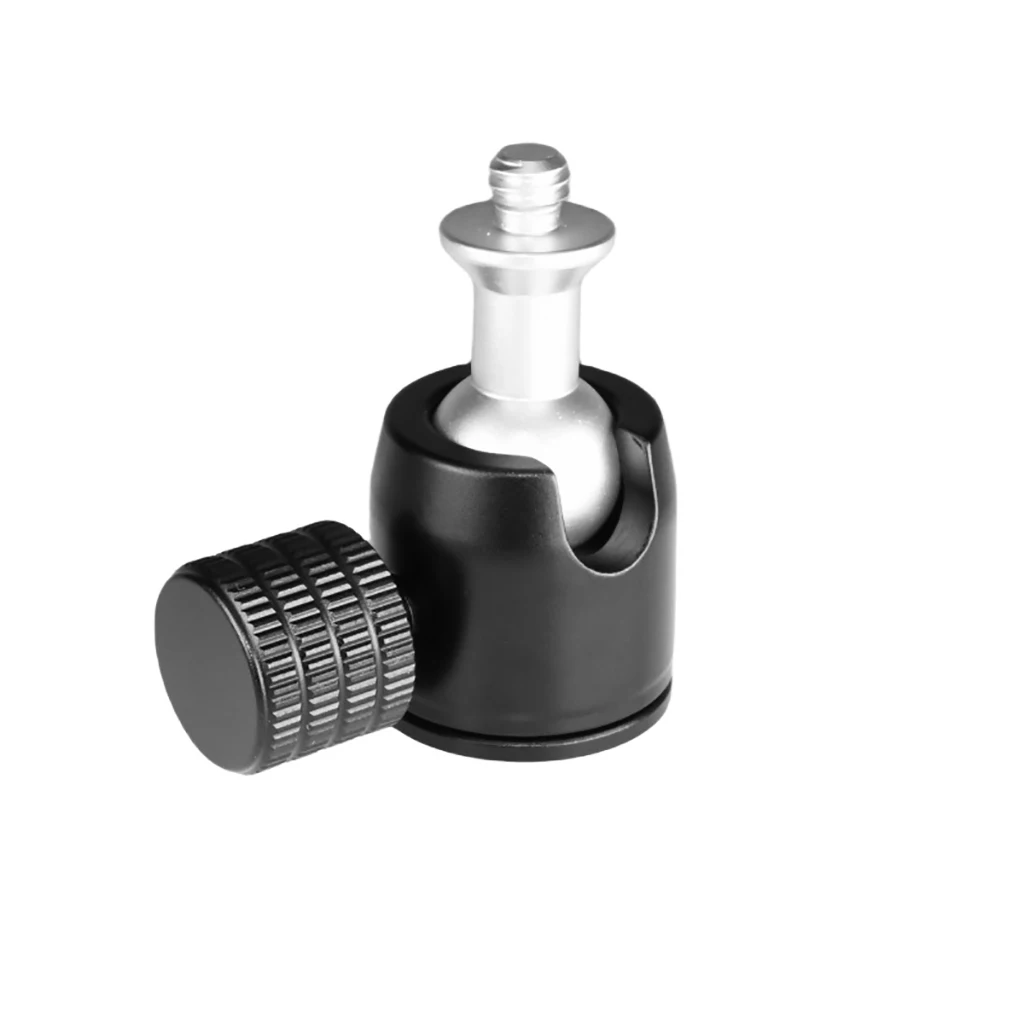 1/4 bis 1/4 3/8 M4 M5 M6 Mini Kugelkopf Aluminiumlegierung Kamera Halterung Halter für DSLR Kamera Stativ Monitor Licht Halter – Detail 3