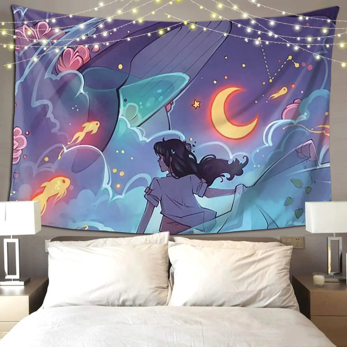 

Галактики гобелен хиппи настенный эстетический гобелен для украшения дома для гостиной, спальни, общежития