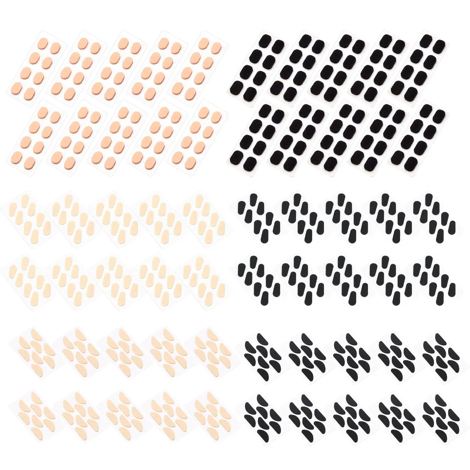 40 par nakładek na nos do okularów, gąbki EVA, antypoślizgowe, wygodne.