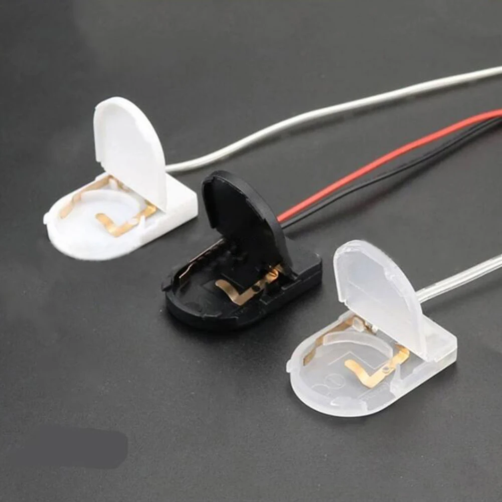 1/2/5PCS Single Slot CR2032 CR 2032 Button Coin Cell Battery Holder Case Cover With ON-OFF Switch leads Wire 3V Battery Box