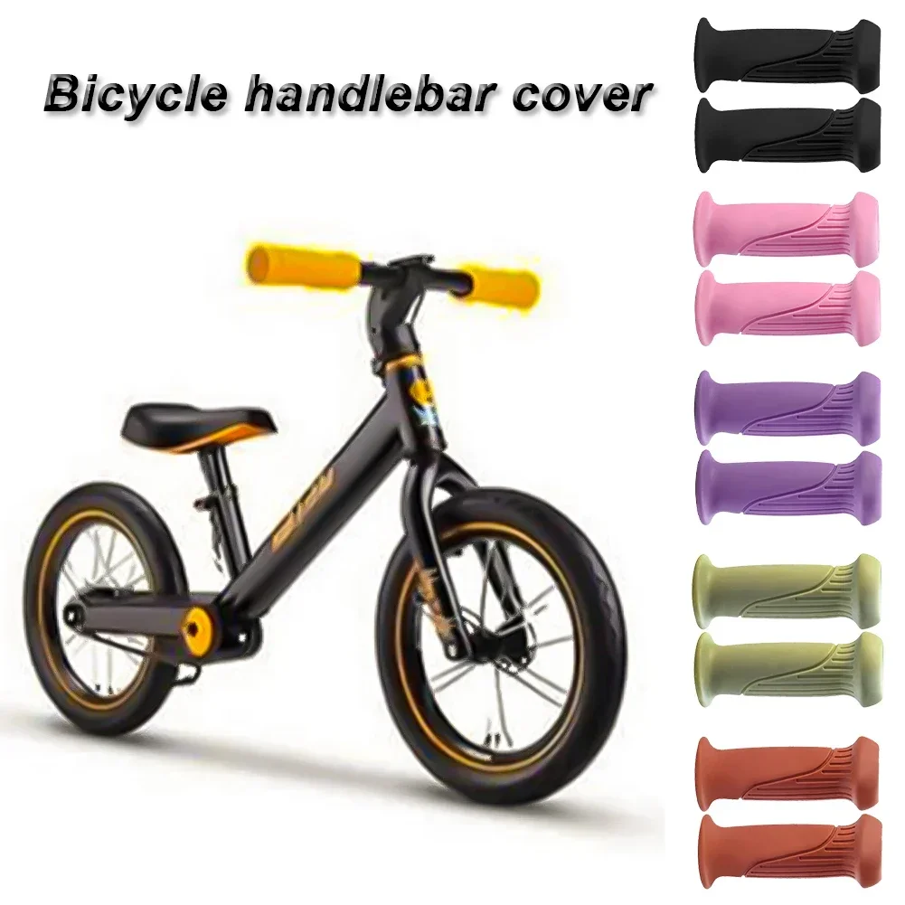 AliExpress 1 Pair Rubber Bike Bicycle Handle Bar Grips Anti-slip Waterproof Tricycle Scooter Handlebar For Kids Child Cycling Handle Bars