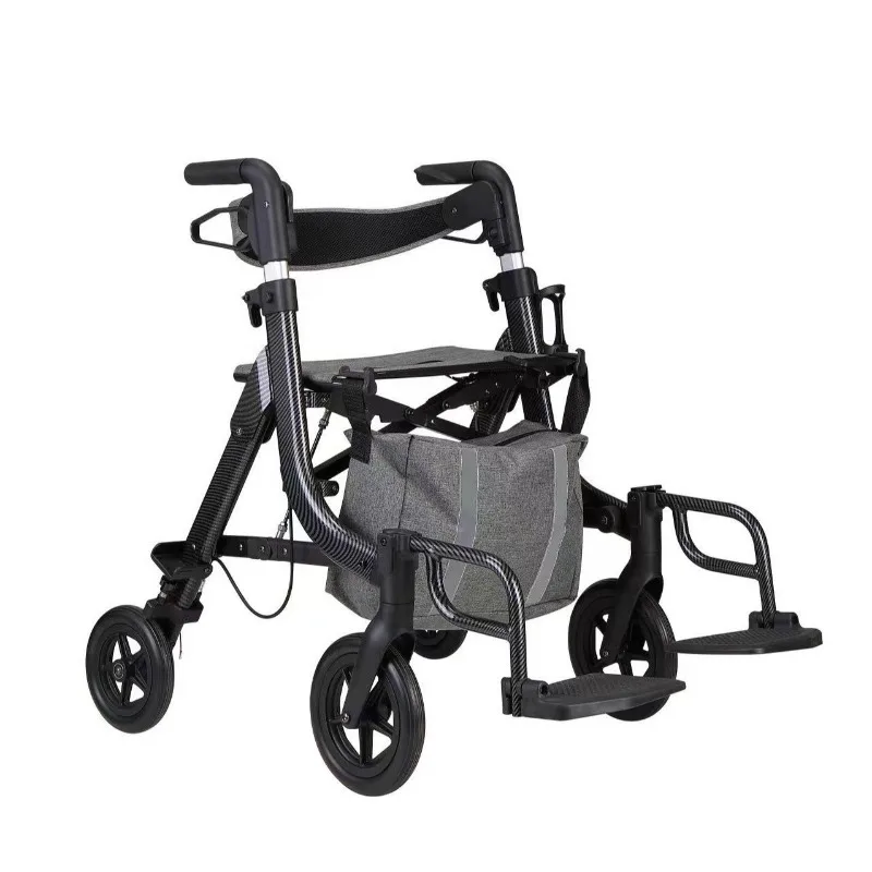 

Outdoor multi-functional travel trolley lightweight folding the elderly leisure walking shopping