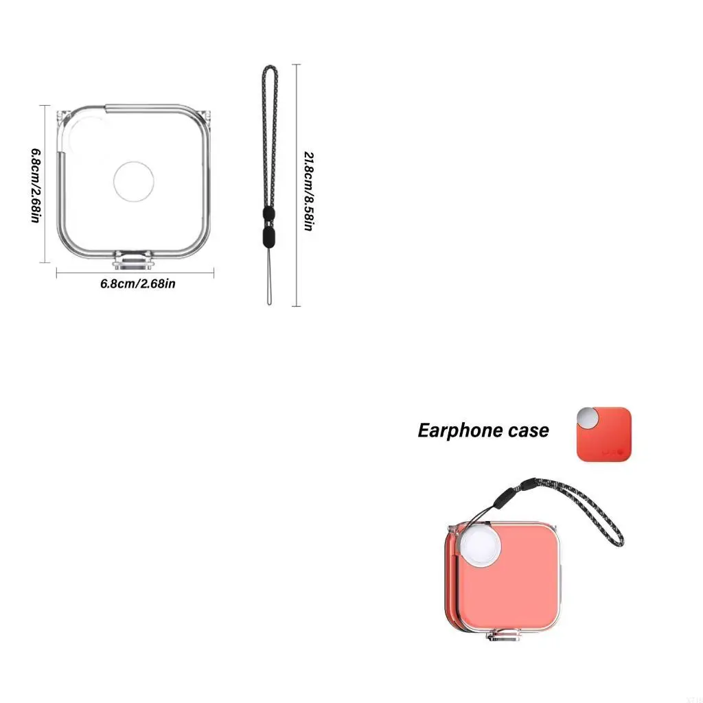 

Защитный чехол карманного размера, чехол для хранения наушников, прозрачный чехол для ПК, чехол для хранения наушников, удобный
