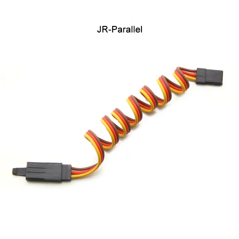 50PCS 15/30/45/60/90cm 서보 연장 케이블, 풀림 방지 후크 잠금 장치 포함, 후타바 JR 서보 트위스트 와이어 리드, RC 드론 헬리콥터용