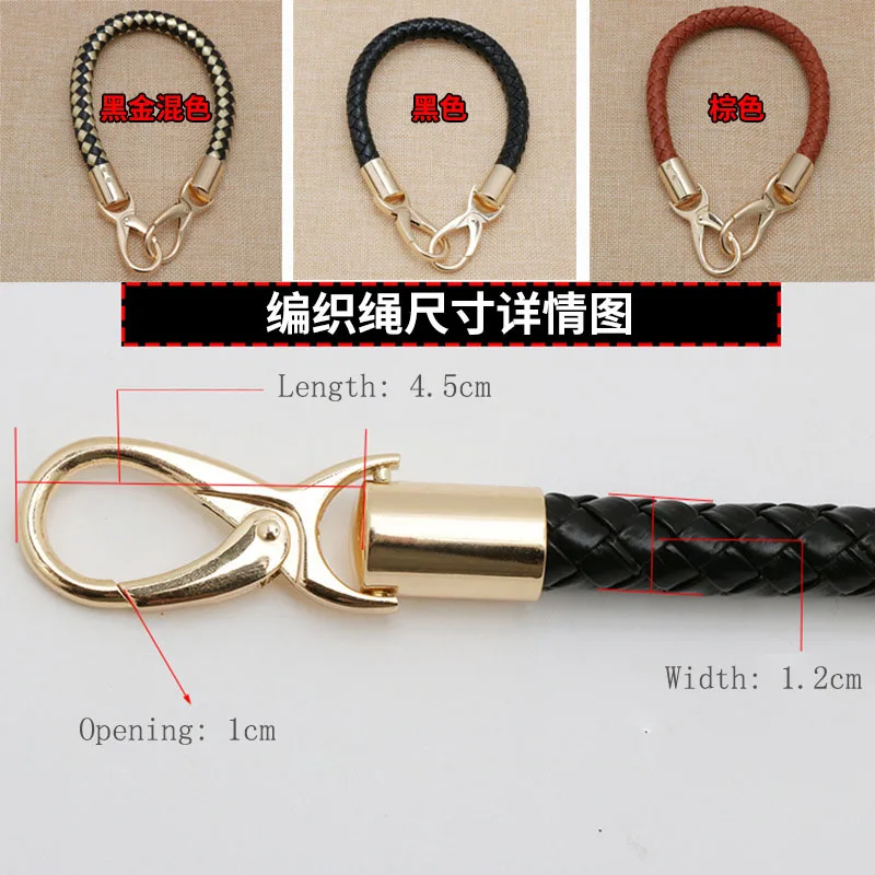 40cm Bag Strap Short Handbag Straps DIY Purse Handle Strap Bag Accessories Women Handbag Handles Fashion Handmade Bag Strap 2022