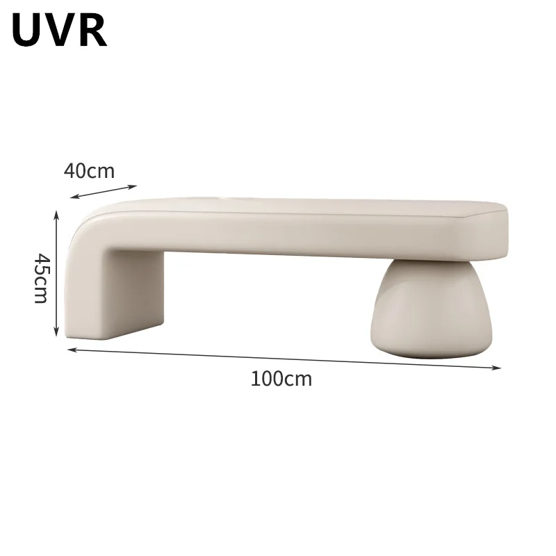 UVR Household Bedroom European Bed End Stool Doorway Simple Changing Shoe Stool Light Luxury Clothing Shop Bench Sitting Stool