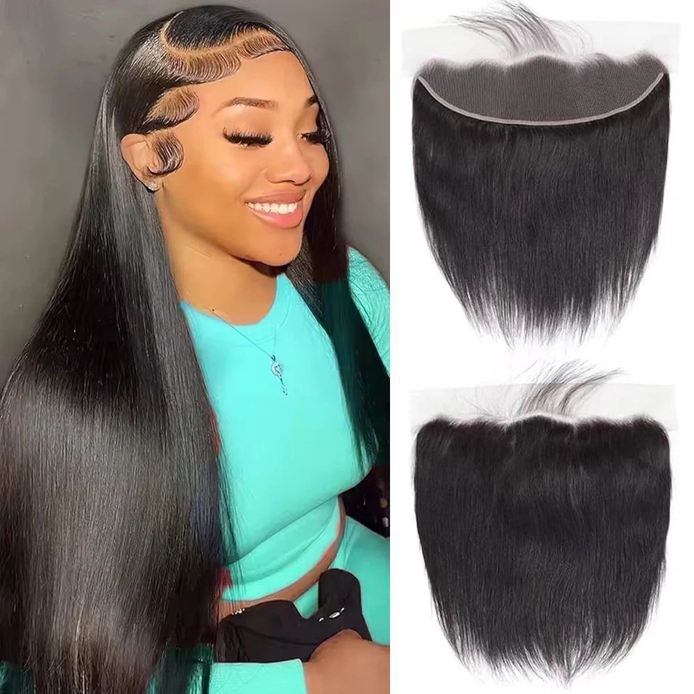 

Straight 13x6 Lace Frontal Only 13x4 Lace Brazilian Remy Human Hair Lace Front Frontal 4x4 5x5 Transparent Swiss Lace Closure