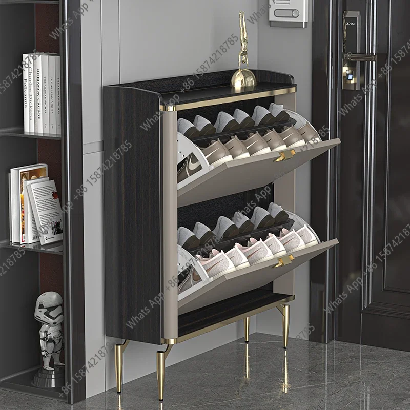 Z 67 Luxury Nordic Shoe Cabinet Organizer Storage Mobile Display Beedroom Shoe Shelf College Dorm Essentials Zapatero Salon Furn