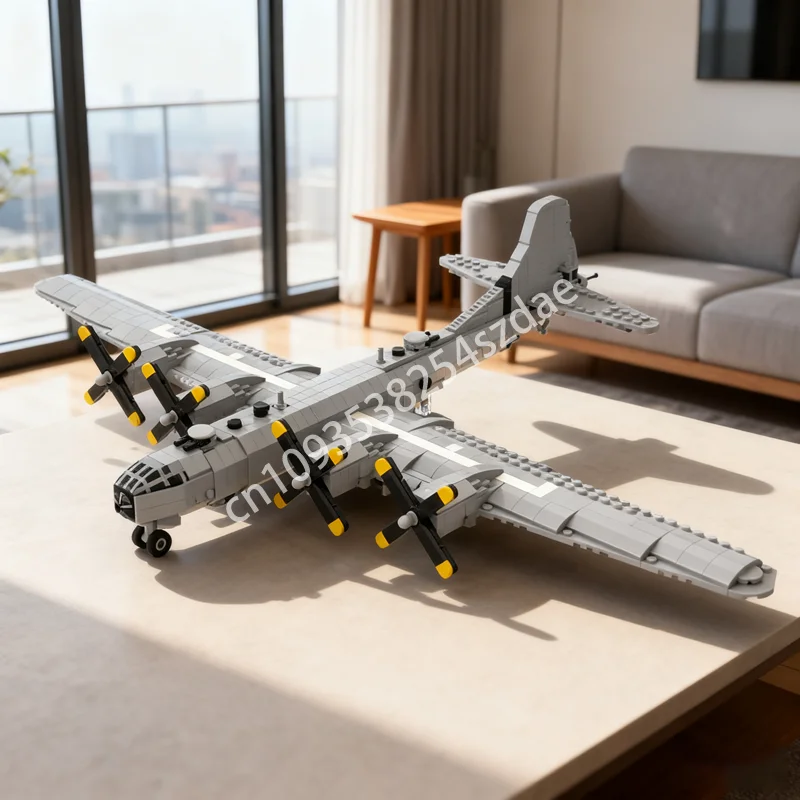 

1095pcs MOC 1 Scale B Superfortress Fifi Creator Model Building Blocks Creative Idea Education Christmas Gifts Brick Toys Kids