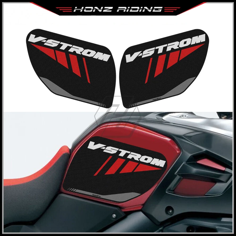 

For SUZUKI V-STROM 1000 XT ABS 2017-2020 Sticker Motorcycle Side Tank Pad Protection Knee Grip Anti-slip