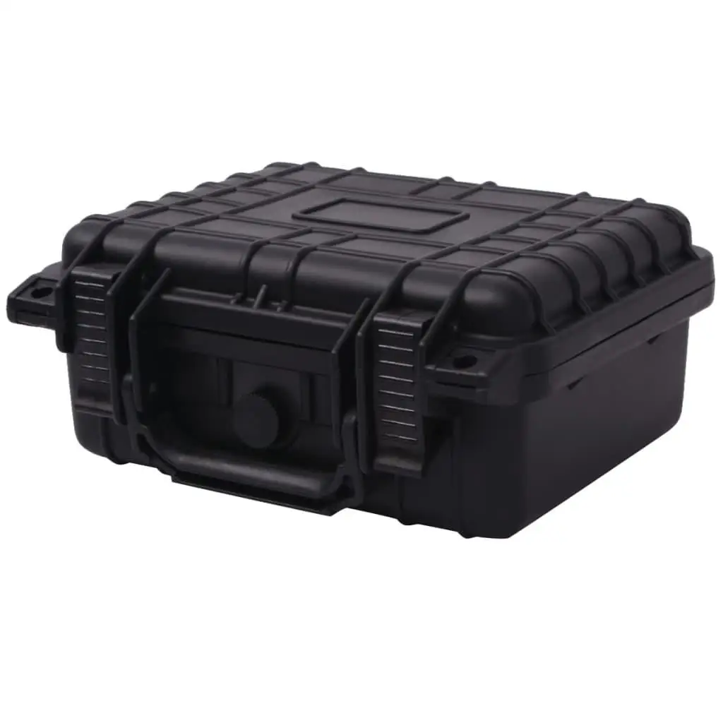 Black Protective Equipment Case 10.6x9.7x4.9 - Durable Storage Solution for Tools & Gear