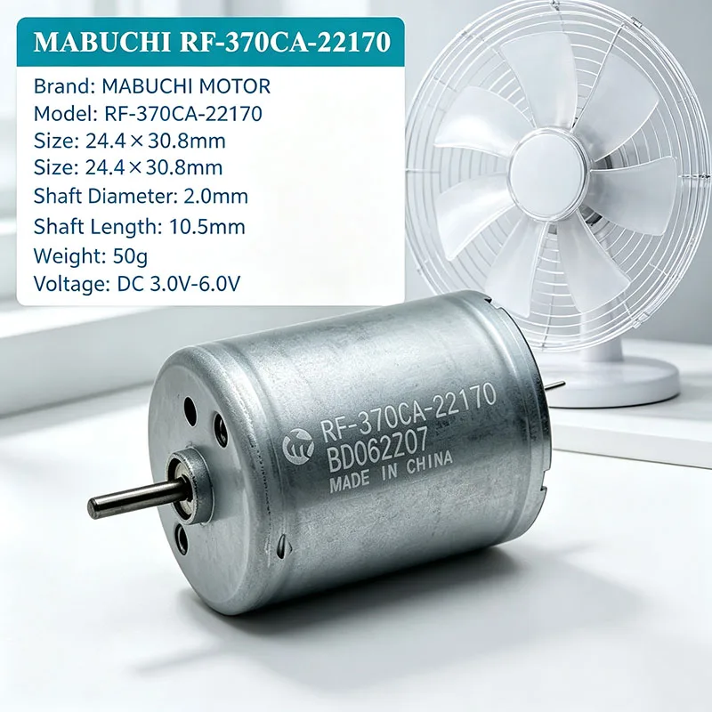 MABUCHI RF-370CA 370 DC Motor 3V-6V 6000RPM 24mm Micro