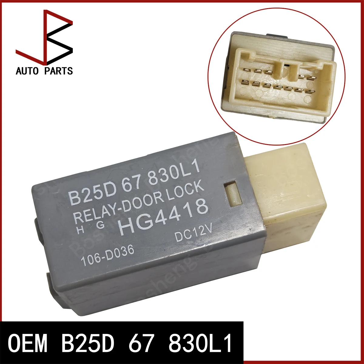 OEM HG4418 B25D67830L1 B25D67830 B25D 67 830L1 106-D036 Реле дверного замка и таймера для Mazda B2200 B2500 B2600 B2900 BT-50