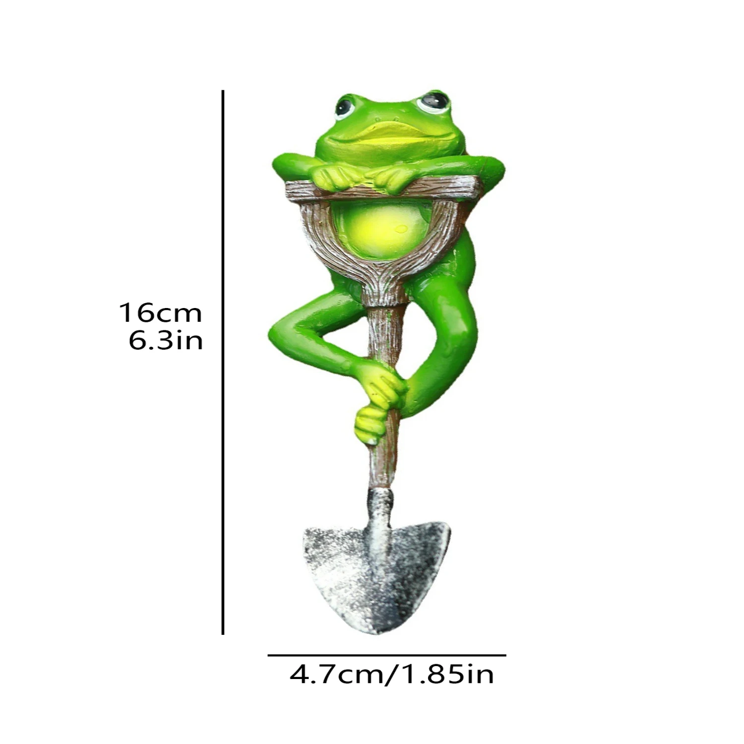 New Increase the charm of your outdoor space with this delightful 1pc creative bonsai frog, rabbit, turtle, and gnome shovel gar