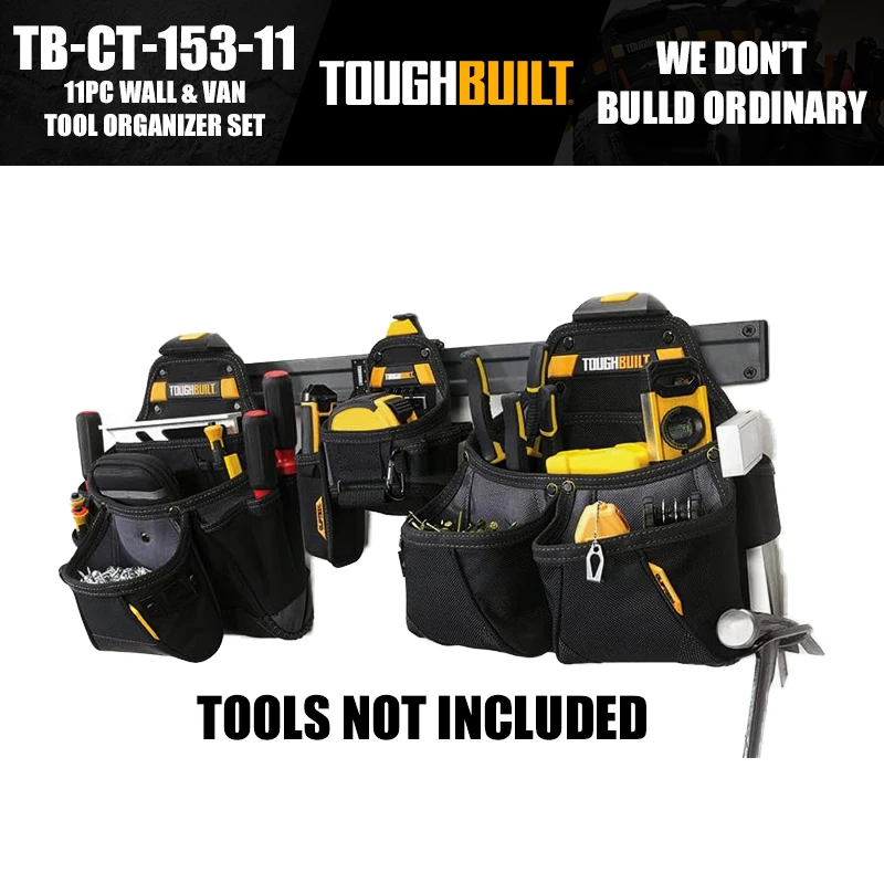 ToughBuilt TB-CT-153-11 11PC Wall & Van Tool Organizer Set Tools Packaging Bag