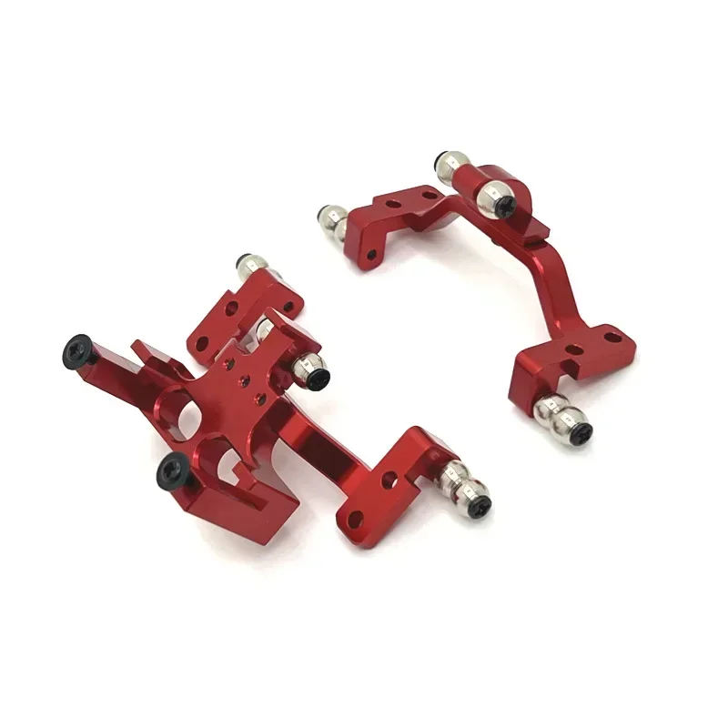 Front Rear Rod Seat Servo Fixing Seat for For WPL 1/16 C64 Toyota Hairakkusu Metal Upgrade Parts RC Car OP Accessories Truggy