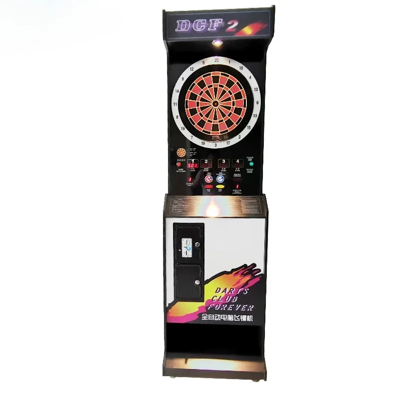 Custom Nice Quality Indoor Sports Coin Operated Dart Game Machine Electronic Dartboard