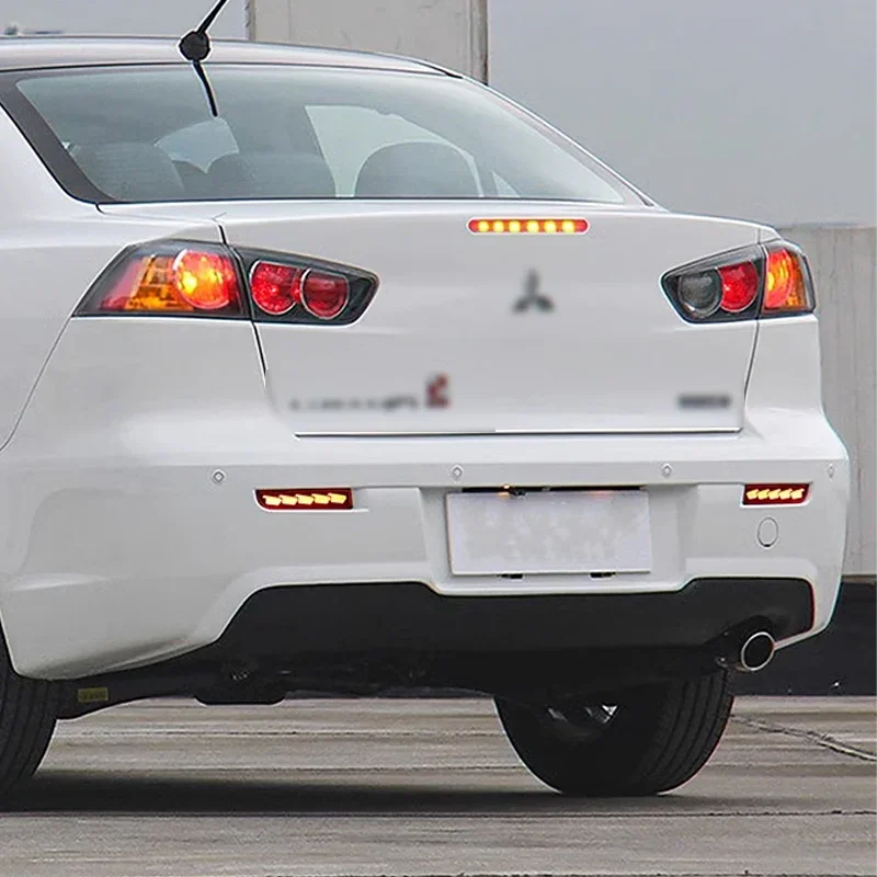 

LED Bumper Reflector Lights For Mitsubishi Lancer Evo Evolution ASX Outlander Sport RVR Dynamic Turn Signal Rear Tail Brake Lamp