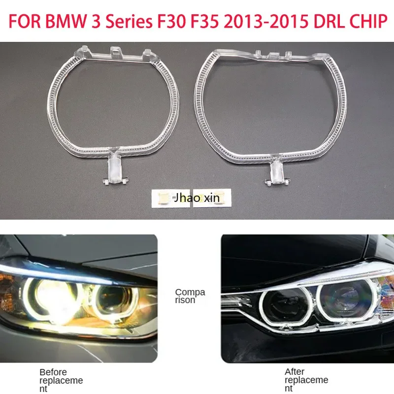 Car Headlights DRL Light Strips Angel Eyes Chip Ballast Module Illuminations Maintenance Part FOR BMW 3 Series F30 F35 2013-2015