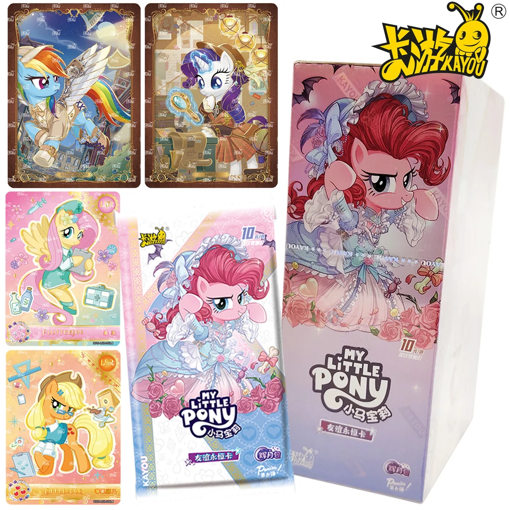 

KAYOU Genuine My Little Pony Collection Card Magic Adventure Anime Princess Friendship Eternal HD Card Fans' Favorite Gift Toy