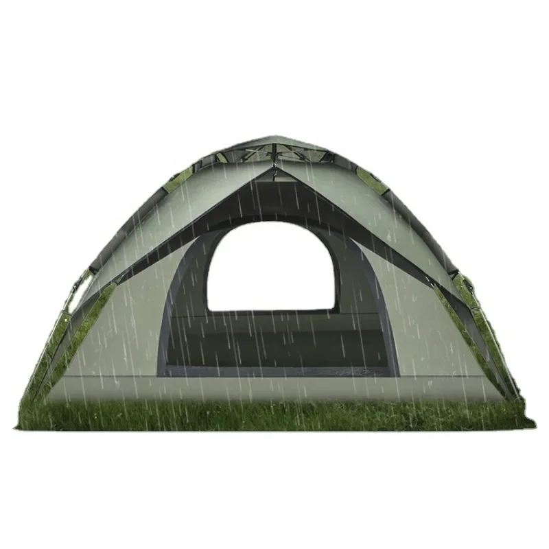 Waterproof camping tent, camping family outdoor pop-up automatic tent