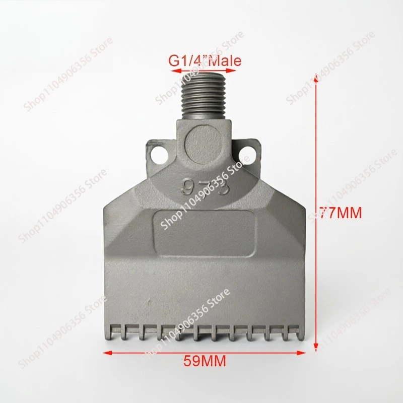 for New Full Coverage 973 Air Curtain Nozzle - Stainless Steel Flat Fan Ejector