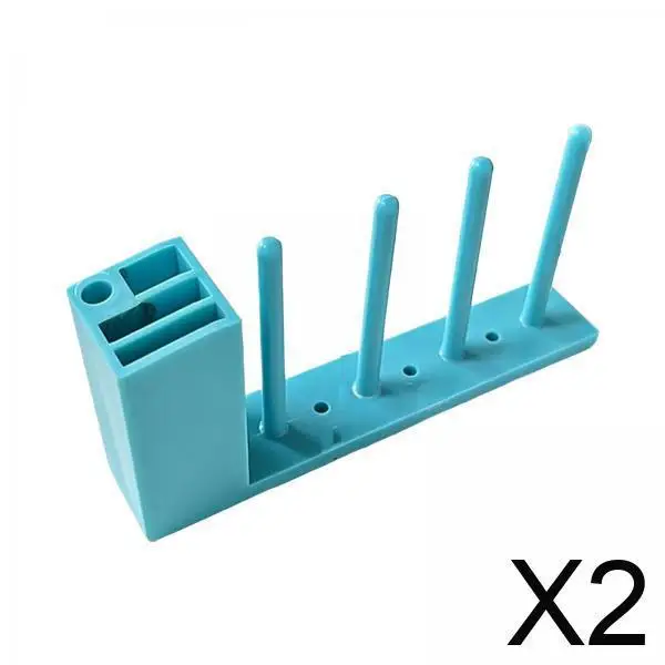 Embroidery Thread Spool Holder Stand Compact Magnetic Bobbin Rack Organizer Supplies for Sewing Machine Accessories