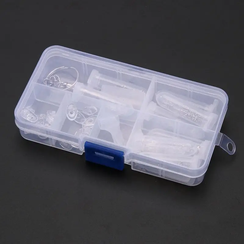 Optical Glasses Repair Kit Eyeglass Repair Screws Tool Box Eyeglass Sunglasses Screw Nut Nose Pad Assortment Set