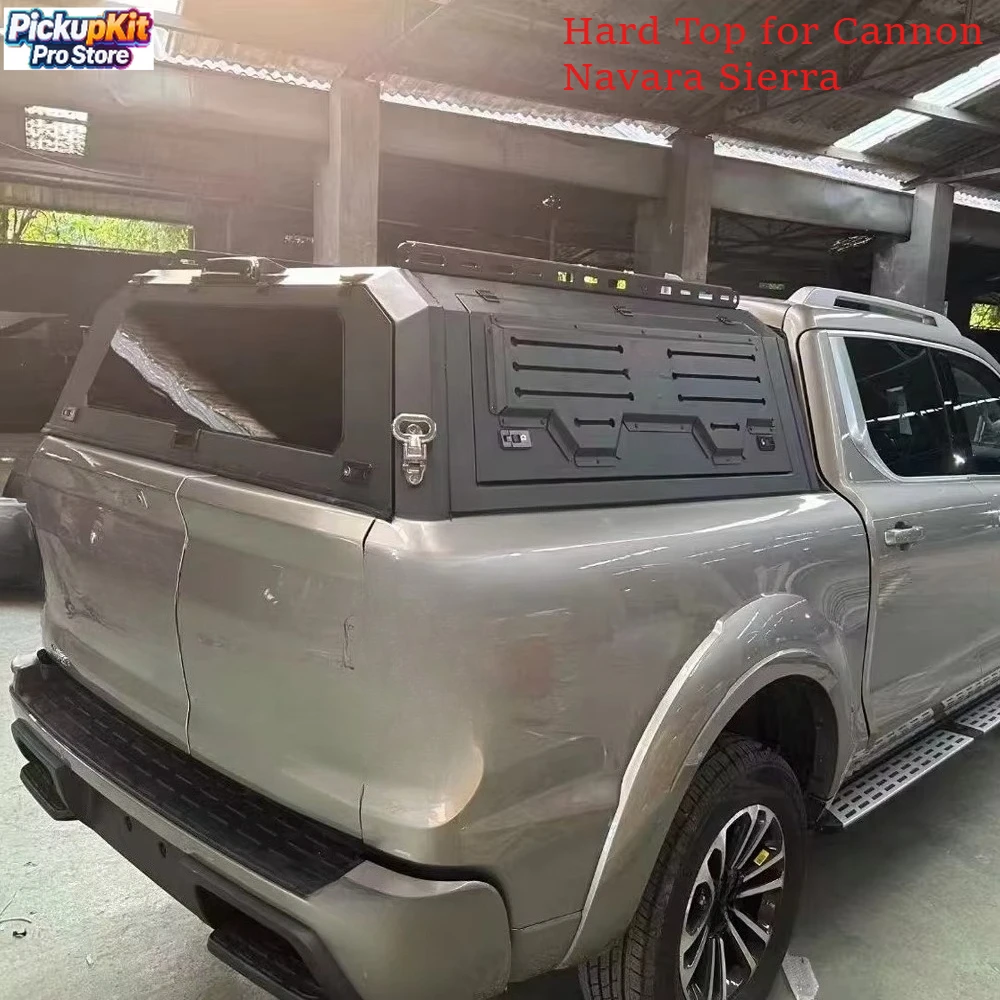 

Индивидуальный водонепроницаемый складной жесткий тент-крыша для пикапов (без сверления) для моделей Cannon, Navara, Sierra