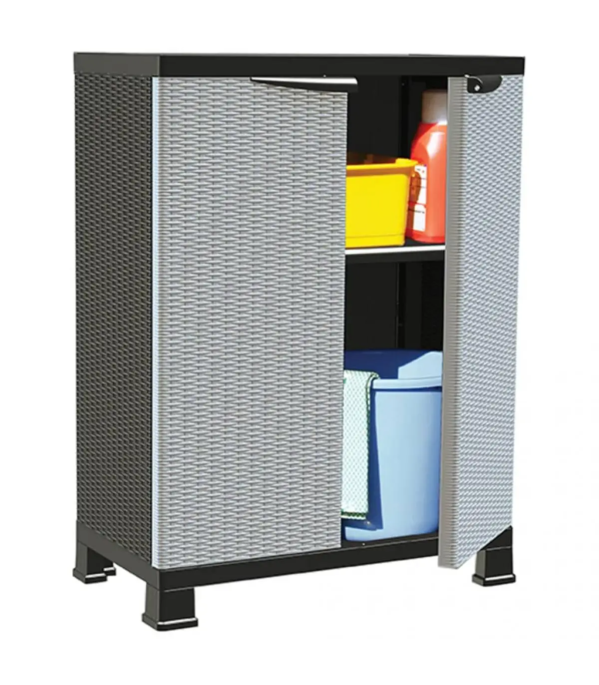 Lockers and storage cabinets plastic cabinet design rattan 68x39x92 cm