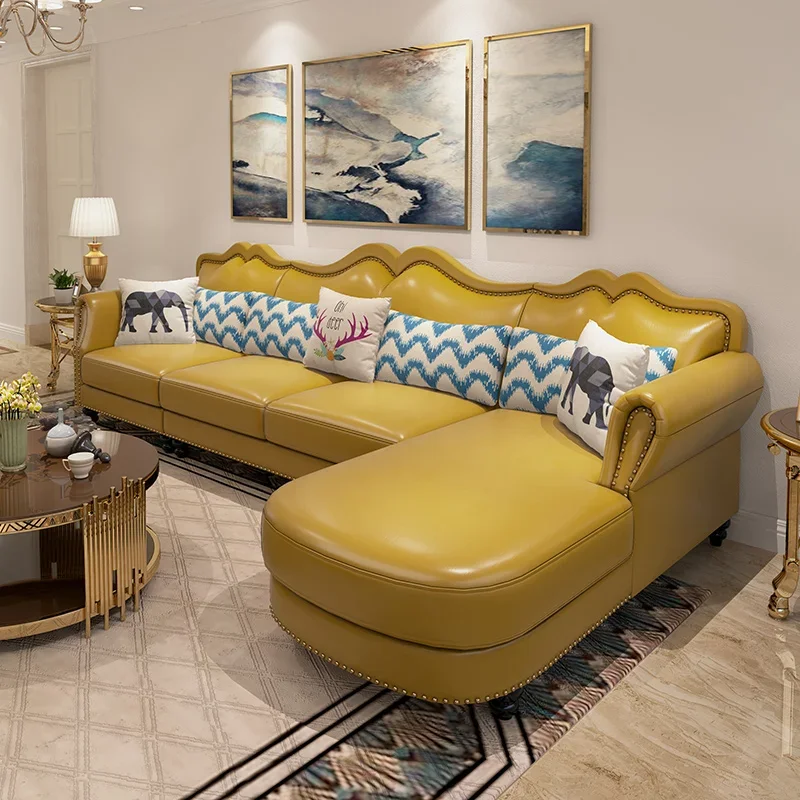 Orange European Living Room Sofas High Back Dark Green Lazy Living Room Sofas Lounges Japanese Divano Soggiorno Sofa Furniture