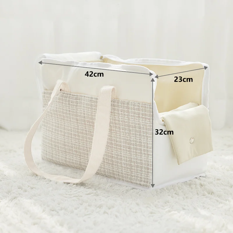 

Puppy Carrier Bag Sweet Pet Handbag Dog Bag Pet Cat Chihuahua Yorkshire Dog Supplies Suitable for Small Dogs Dog Summer Carrier