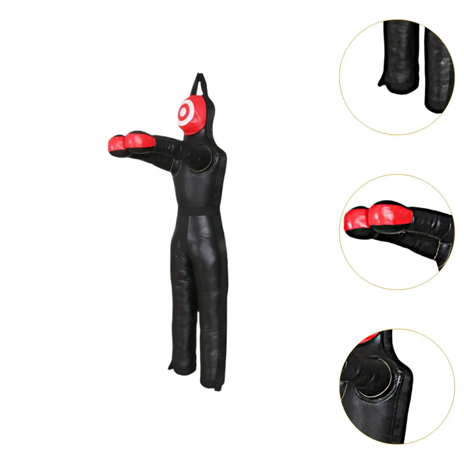 2026 High Quality Adjustable Leather Grappling Dummy for MMA Training Realistic Boxing Sandbag Hot Sale Training Equipmentpromot