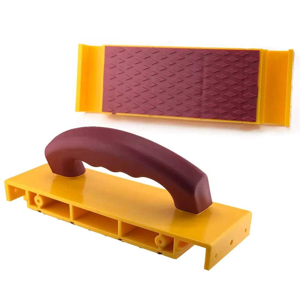 

Hand Push Block Anti Slip Pad with Handle for Table Saw Router Table Band Saw ABS Material Woodworking Tool