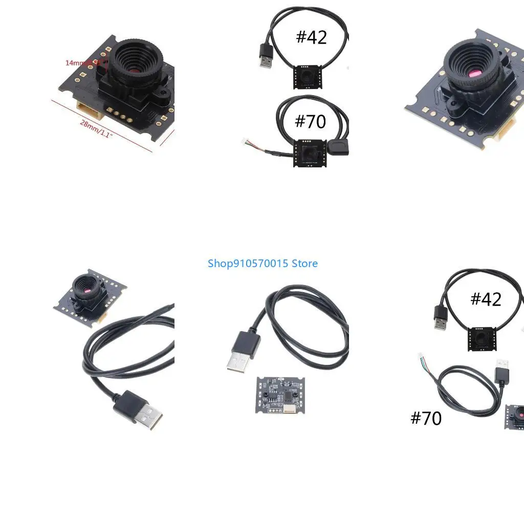 B95C 42/70 Degree Lens USB IP Camera Module For Window Android Linux System 1M Pixels