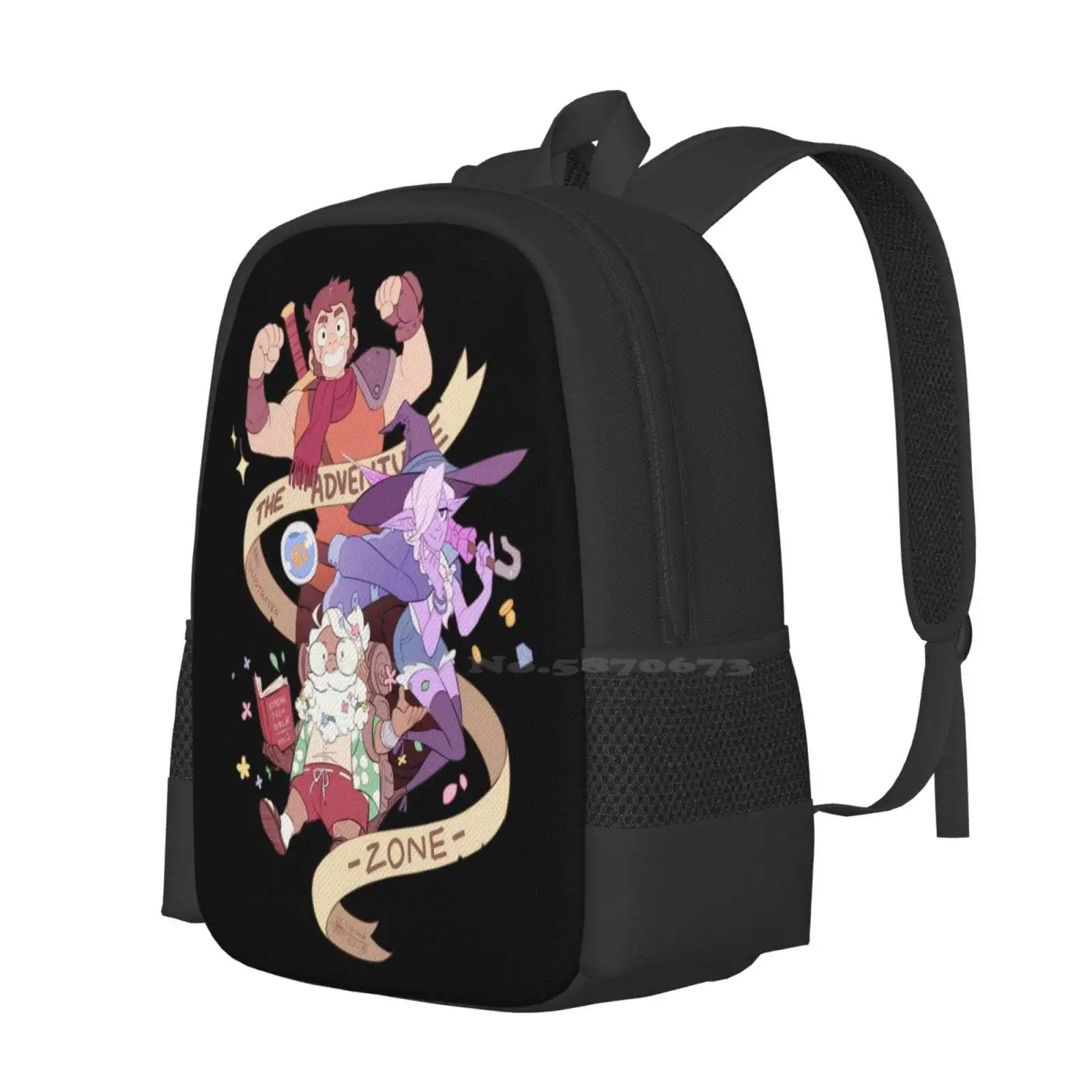 Tres Horny Boys Backpacks For School Teenagers Girls Travel Bags Adventure Zone Taako Merle Magnus Dnd And Dragons