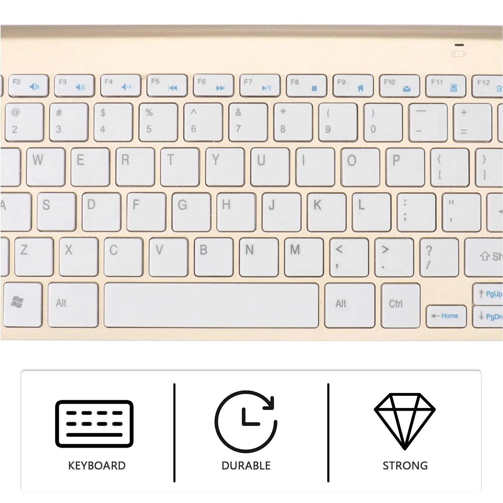 

Ultra-Thin 2.4G Mouse Set Slim Portable Computer For Home Office Silver Travel Use Tablet 2.4G Wireless Keyboard Computer