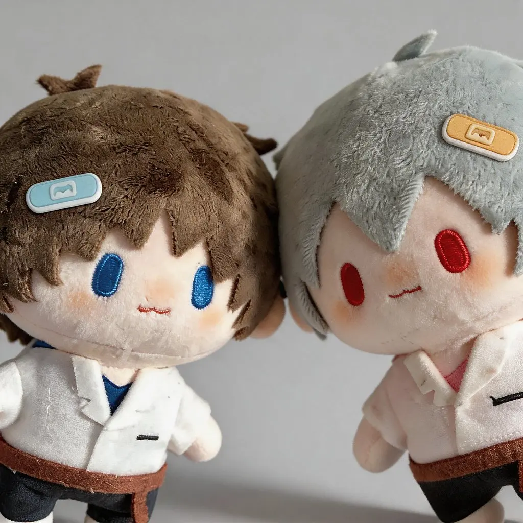Muñecos de peluche Kwawii en stock, productos de anime EVA, Kaworu Nagisa, Shinji Ikari, peluches de dibujos animados, juguetes suaves de regalo.