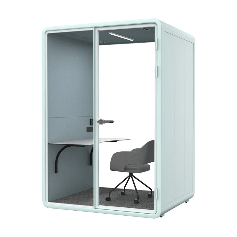 Quiet cabin, phone booth, reception and negotiation piano drum singing live stream, movable