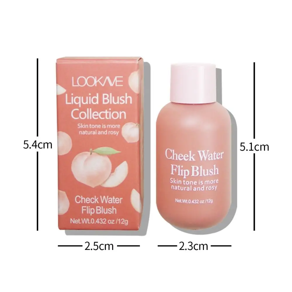 Blush liquide waterproof pour le visage, crème teintée naturelle pour les joues, résistant à la sueur, pigment rose nude