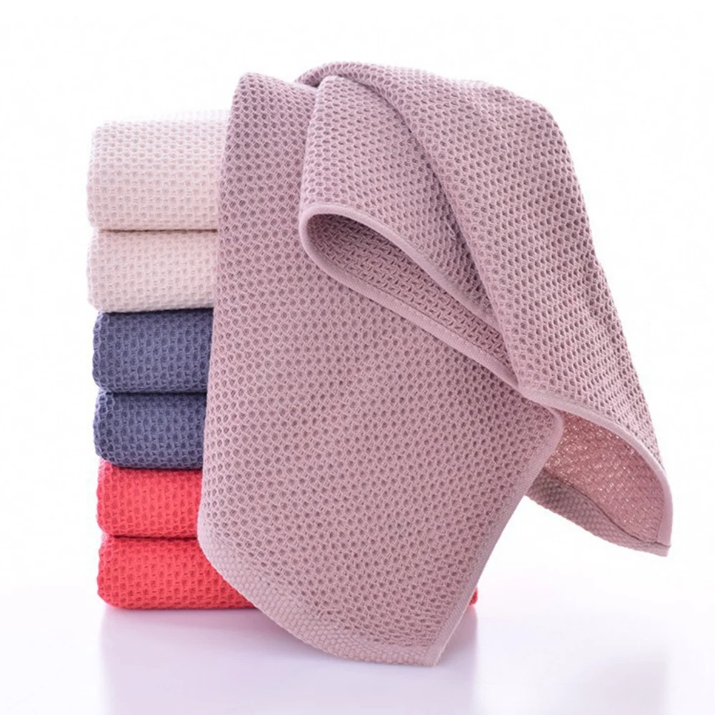 Cotton Hand Towel Honeycomb Mesh Light Easy DryingSports Adult Bath Towel Ultra Absorbent Soft Lint Free Quick Dry BathTowel