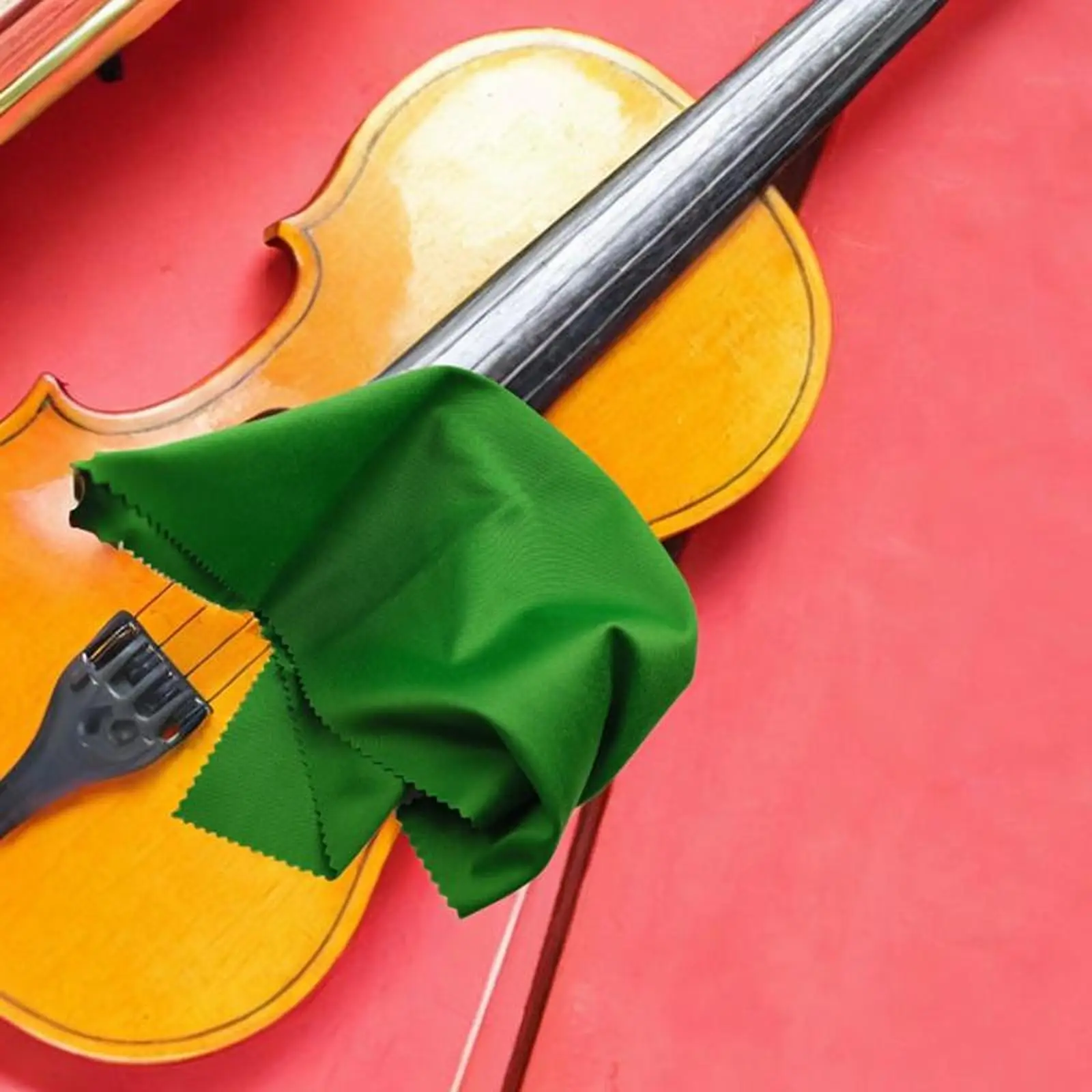 Polishing Cloth, Violin Cloth, Polishing Wipe,Soft,Guitar Cloth, Musical Instruments Cleaning Cloth for Flute Sax Piano