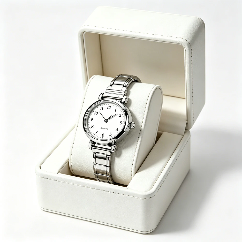 9MM DIY Charm High Quality Stainless Steel Watch Bracelet Bangle Square Round Shape Watch Head Fashion Women Men's Jewelry